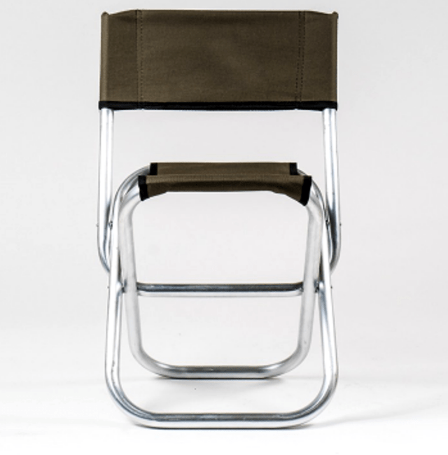 Стул складной КЕДР MAX малый алюминий 33.5х29х39(67.5)см труба 22х1мм ASM-01