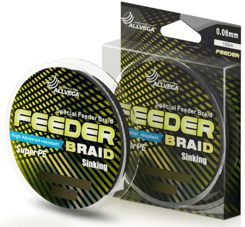 Плетёный шнур ALLVEGA Feeder Braid 150м 0.14мм 9.20кг темно-серый Плетёный шнур ALLVEGA Feeder Braid 150м 0.14мм 9.20кг темно-серый