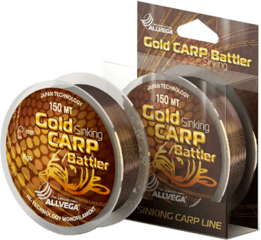 Леска монофил ALLVEGA Gold Carp Battler 150м 0,28мм 9,75кг коричн тонущ Леска монофил ALLVEGA Gold Carp Battler 150м 0,28мм 9,75кг коричн тонущ