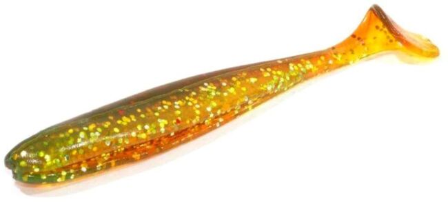 Виброхвост ALLVEGA Blade Shad 10см 5гр 5шт/уп #005 green oil confetti