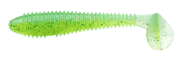 Виброхвост KEITECH Swing Impact FAT 6.8" #424 Lime Chartreuse 17см 36.5гр 3шт/уп