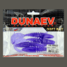 Приманка DS-TWIST 100мм 4шт/уп, цвет (610) фиолетовый, блестки серебрянные