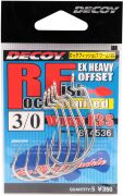 Крючок офсетный DECOY Worm13S Rock Fish Limited #3/0 хром 5шт/уп (814536)