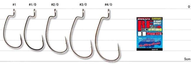Крючок офсетный DECOY Worm13S Rock Fish Limited #3/0 хром 5шт/уп (814536)