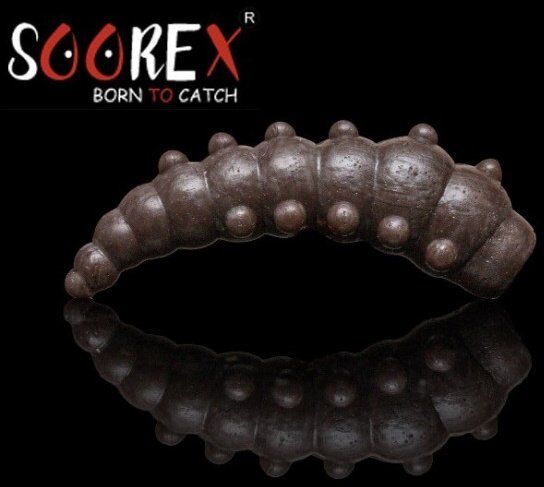 Силиконовая приманка SOOREX PRO Major 42мм 1.9гр Сыр #124 Графит/Graphite 6шт/уп