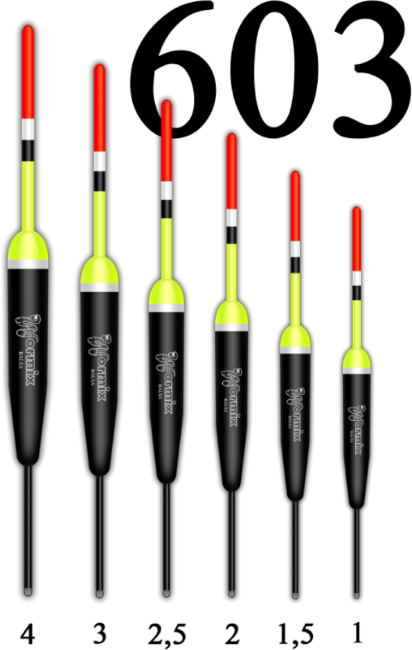 Поплавок WORMIX 603 бальса 4гр Поплавок WORMIX 603 бальса 4гр