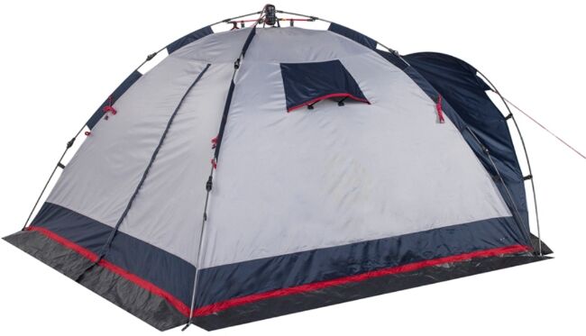 Палатка кемпинговая "Alcor 3"  Синий/Серый