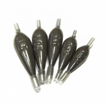Груз оливка быстросъёмный BRISCOLA Lead Sinker with Shaft свинец 1.0гр 8шт/уп
