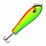 Блесна колеблющаяся KUUSAMO Professor 2, 90/18 (бусинка) BL/GR/FYe/FR-S