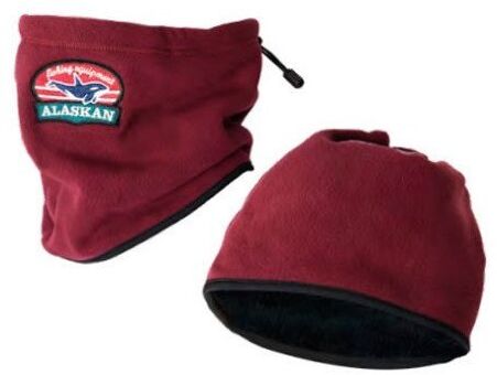 Шарф (Бафф) Alaskan флисовый бордовый (AFSBU)