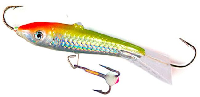 Балансир Lucky John CLASSIC 4 с тройником 40мм/02H блистер 81401-02H