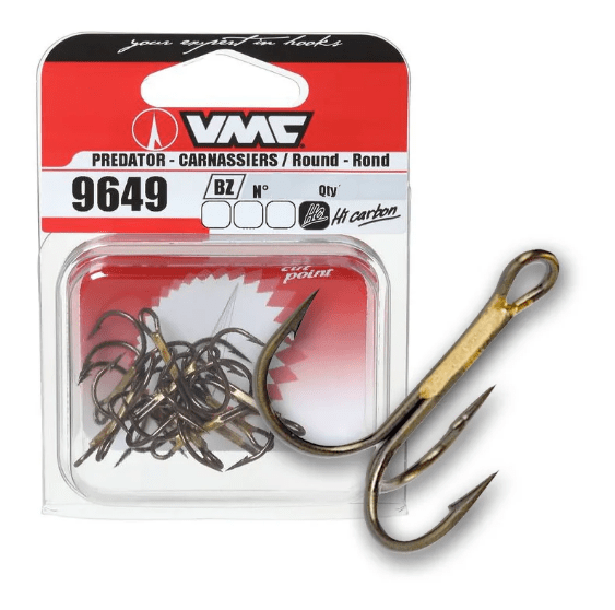 Крючок тройной VMC 9649 BZ №1 10шт/уп