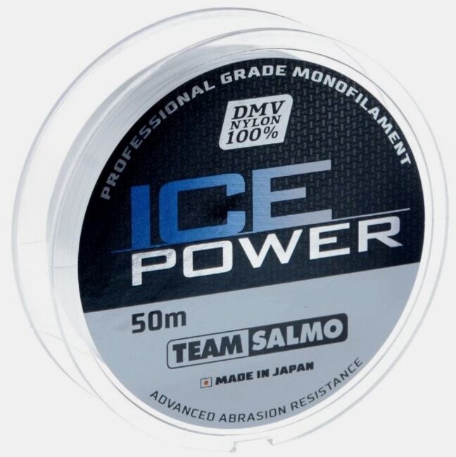 Леска монофил Team SALMO Ice Power 50м 0.282мм 6.062кг прозрачная Леска монофил Team SALMO Ice Power 50м 0.282мм 6.062кг прозрачная