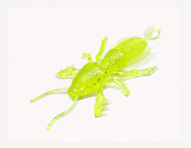 Силиконовая приманка SKELETON FISH Medvedka Lux 2.5" 5шт/уп цв.:04