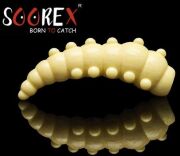 Силиконовая приманка SOOREX PRO Major 42мм 1.9гр Сыр #125 Айвори/Ivory 6шт/уп