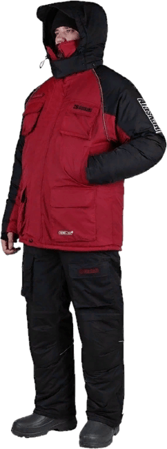 Костюм зимний ALASKAN Russian Mission бордо/черный 3XL Костюм зимний ALASKAN Russian Mission бордо/черный 3XL