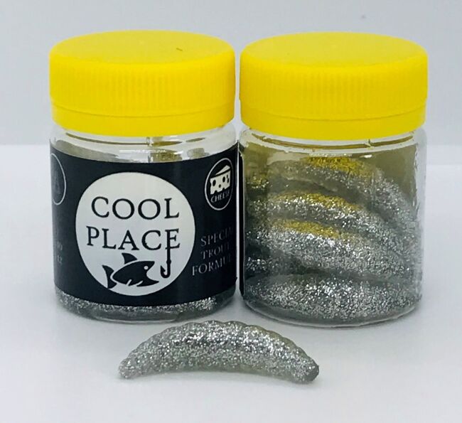 Силиконовая приманка COOL PLACE Maggot 40мм Сыр #1Ц Silver glitter 10шт/уп Силиконовая приманка COOL PLACE Maggot 40мм Сыр #1Ц Silver glitter 10шт/уп