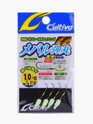 Джиг-головка CULTIVA 11606 JH-83G GLOW крючок №08 1.0гр 4шт/уп Джиг-головка CULTIVA 11606 JH-83G GLOW крючок №08 1.0гр 4шт/уп