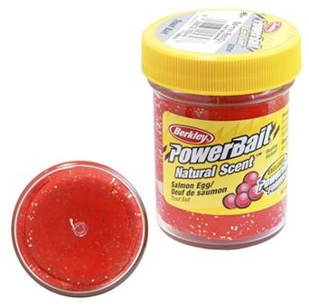 Паста форелевая Berkley Powerbait Natural Scent Glitter Trout Bait (50г) Salmon Egg Red Glitter 1152860 Паста форелевая Berkley Powerbait Natural Scent Glitter Trout Bait (50г) Salmon Egg Red Glitter 1152860