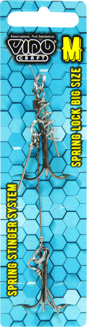 Оснастка стингер со спиралью VIDO CRAFT Spring Lock Big Size размер:M Оснастка стингер со спиралью VIDO CRAFT Spring Lock Big Size размер:M