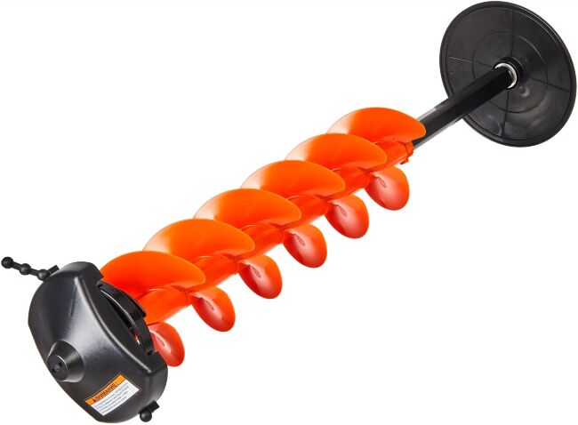 Шнек ледобура с адаптером под шуруповерт Rextor THUNDERBOLT пласт. спираль 150мм