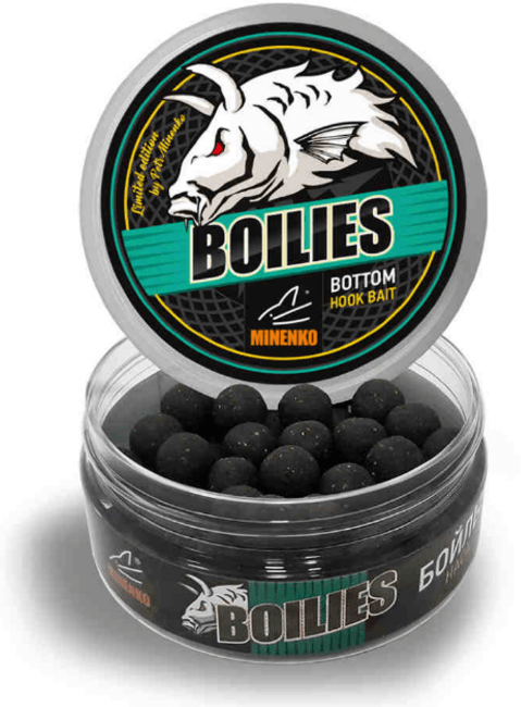 Насадочные бойлы вареные MINENKO Mussel (мидия) Ø14мм 100гр/бан. Насадочные бойлы вареные MINENKO Mussel (мидия) Ø14мм 100гр/бан.