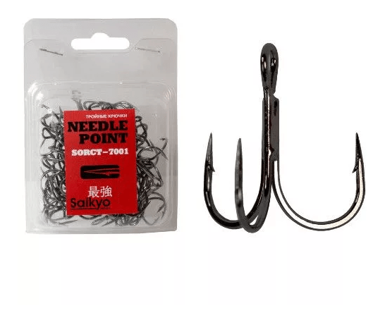 Крючок тройной SAIKYO SORCT7001 BN №2/0 1шт Крючок тройной SAIKYO SORCT7001 BN №2/0 1шт