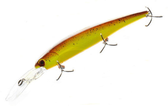 Воблер Grows Culture Deep Walleye Bandits GC1396-120 #9 brown&yellow Воблер Grows Culture Deep Walleye Bandits GC1396-120 #9 brown&yellow