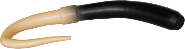 Силиконовая приманка FRESH LURES FlipWorm 3.1”/77мм Сыр #228 10шт/уп