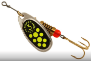 Блесна вращающаяся MEPPS Comet Black Fury AG/CH (серебро/chartreus)  №3 6,5г