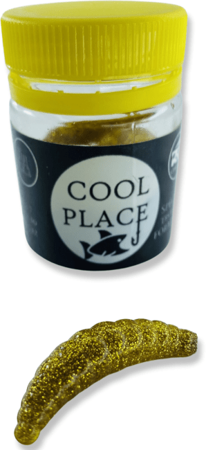 Силиконовая приманка COOL PLACE Maggot 40мм Сыр #6Ц Gold glitter 10шт/уп Силиконовая приманка COOL PLACE Maggot 40мм Сыр #6Ц Gold glitter 10шт/уп