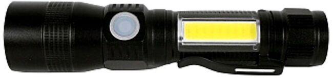 Фонарь ручной светодиодный YYC 1811-T6 алюминий, 3 режима(UF,белый,красный) 3.7V/ 3*ААА (зарядка 12/220)