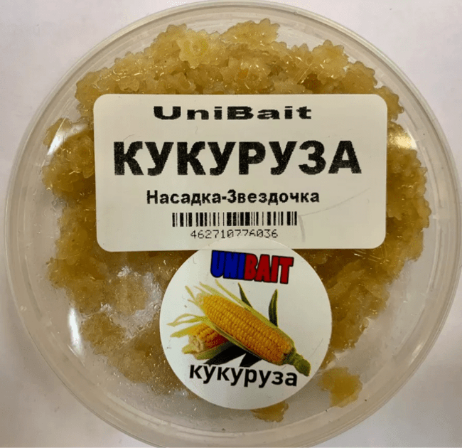 Макароны готовые рыболовные UniBait Звёздочки КУКУРУЗА Макароны готовые рыболовные UniBait Звёздочки КУКУРУЗА