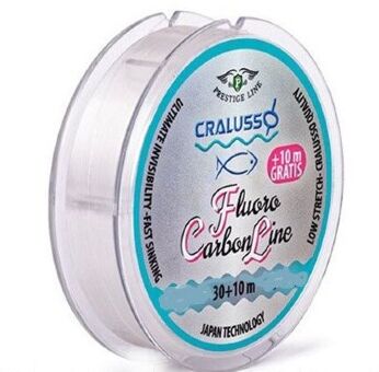 Флюорокарбон CRALUSSO Fluoro Carbon Line 30+10м 0.25мм 6.12кг Флюорокарбон CRALUSSO Fluoro Carbon Line 30+10м 0.25мм 6.12кг
