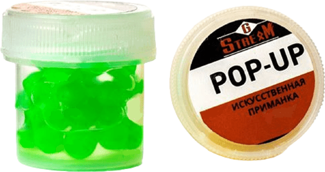 Силиконовая приманка G.STREAM зеленый  горох/конопля