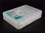 Коробка ТРИ КИТА для воблеров и балансиров ВБ-3 бел 2-х стор(5+5отд) 200*170*45мм