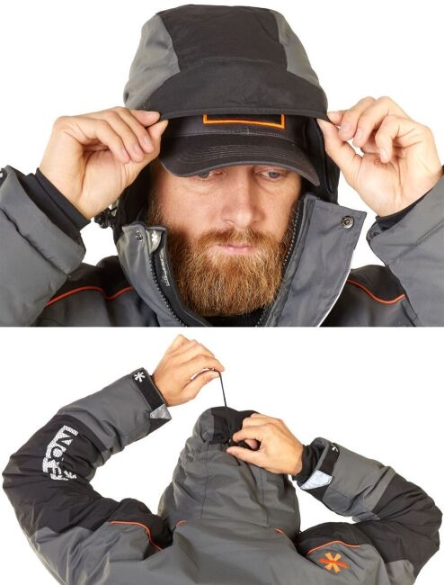 Костюм зимний NORFIN Discovery 2 серо-чёрный р.XXL Костюм зимний NORFIN Discovery 2 серо-чёрный р.XXL
