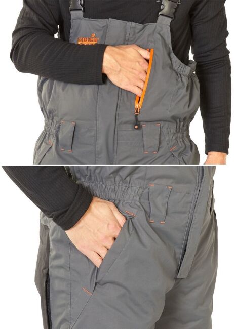 Костюм зимний NORFIN Discovery 2 серо-чёрный р.XXL Костюм зимний NORFIN Discovery 2 серо-чёрный р.XXL