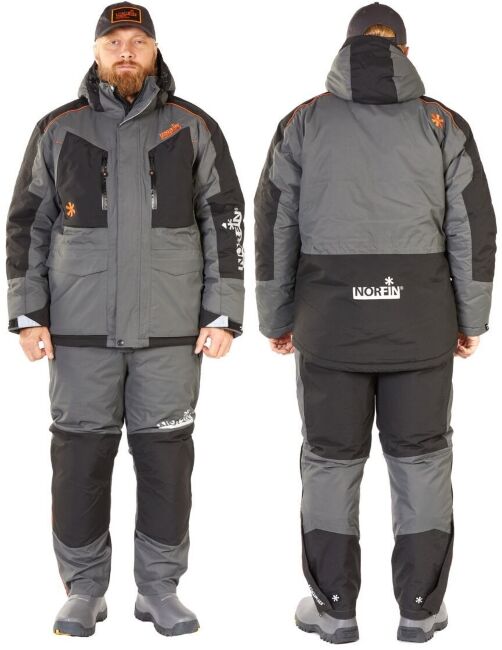 Костюм зимний NORFIN Discovery 2 серо-чёрный р.XXL Костюм зимний NORFIN Discovery 2 серо-чёрный р.XXL