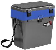 Рыболовный ящик HELIOS 19л, две секции, серый/голубой HS-IB-19-GB Рыболовный ящик HELIOS 19л, две секции, серый/голубой HS-IB-19-GB