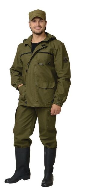 Костюм СИРИУС Гео палатка 100%хб хаки 48-50 рост:170-176