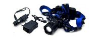 Фонарь налобный GL-24 линза, зум, 3 аккумулятора USB-зарядка Фонарь налобный GL-24 линза, зум, 3 аккумулятора USB-зарядка