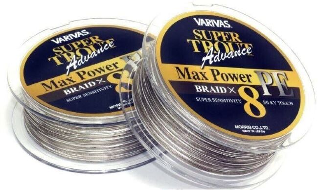 Плетёный шнур Varivas Super Trout Max Power Braid X8 #0.6 150м Плетёный шнур Varivas Super Trout Max Power Braid X8 #0.6 150м
