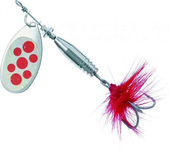 Блесна вращающаяся BALZER Colonel Classic Silver/Red 5гр, 13032 005