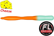 Силиконовая приманка FRESH LURES FlatWorm 3.1”/77мм Сыр #513 7шт/уп
