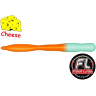 Силиконовая приманка FRESH LURES FlatWorm 3.1”/77мм Сыр #513 7шт/уп