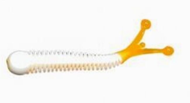 Силикон приманка BORODA BAITS Jester DC 60мм 1.1гр Белый/Оранж Сыр 10шт/уп