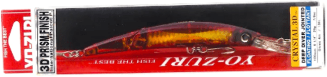 Воблер YO-ZURI Crystal 3D Minnow Deep Diver Jointed 130F 130мм 26.0гр 3.0-4.0м F1155-GHBR