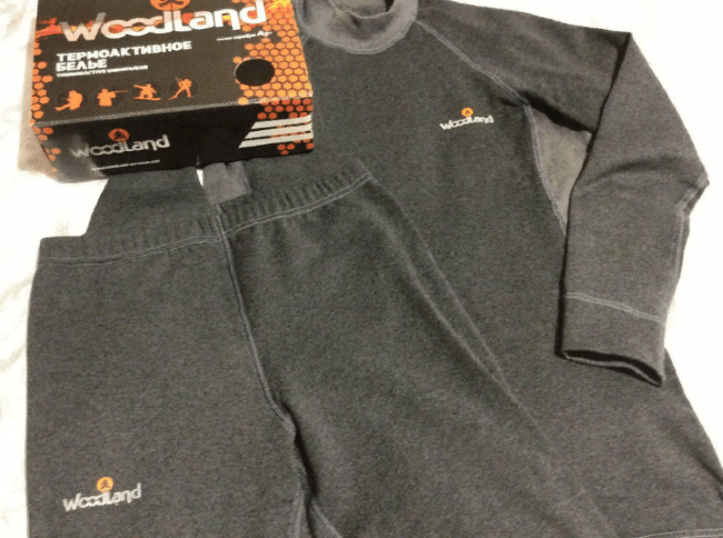 Термобелье комплект WOODLAND "Soft Thermo EKO" графит р.L