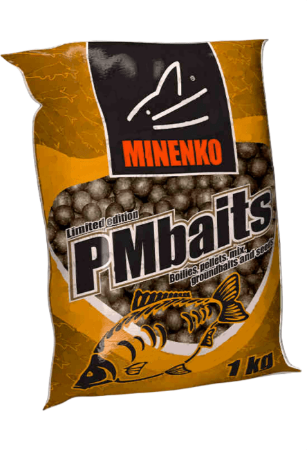 Прикормочные бойлы пылящие MINENKO Halibut (палтус) Ø26мм 1кг.